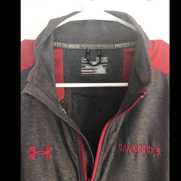 Under Armour Full Zip Jacket Mens Medium South Carolina - Picture 3 of 3